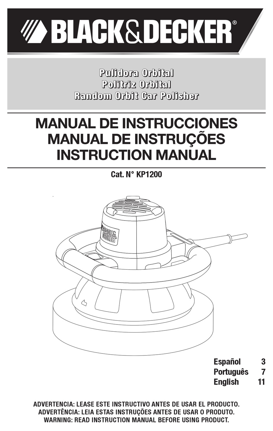 User manual Black & Decker KW900E (English - 16 pages)