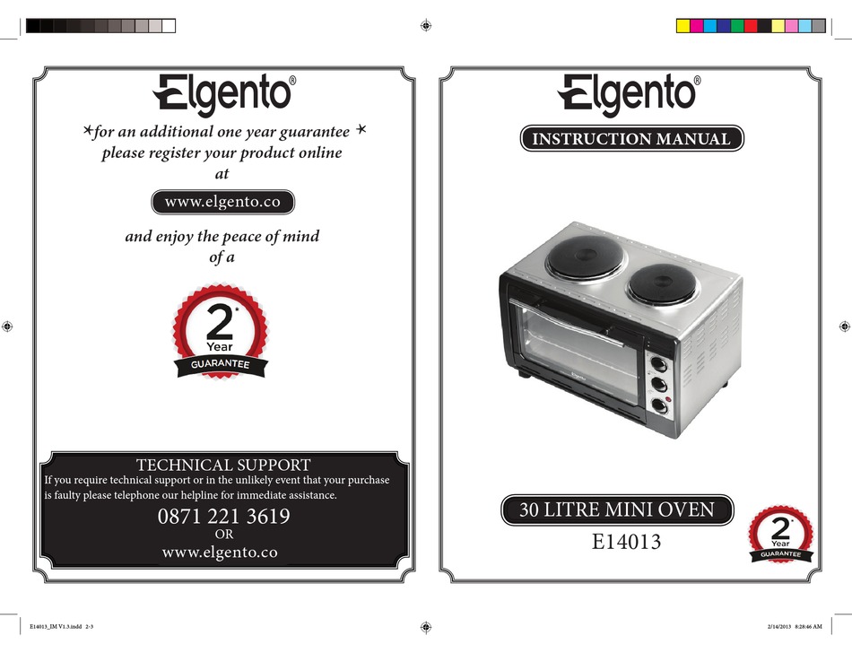 ELGENTO E14013 INSTRUCTION MANUAL Pdf Download ManualsLib