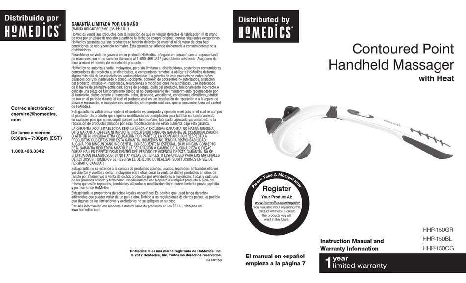 homedics-hhp-150gr-instruction-manual-pdf-download-manualslib