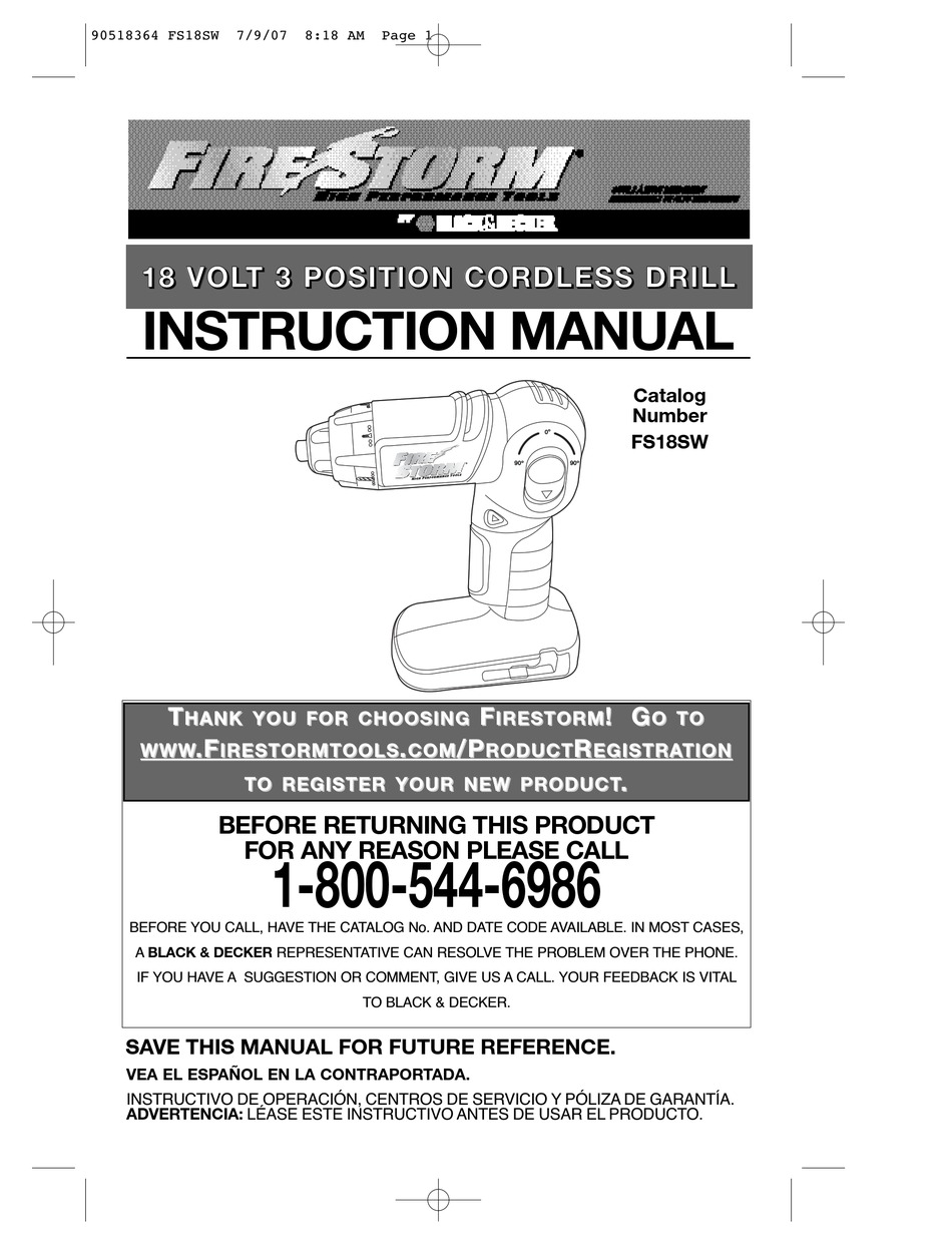 Black & Decker FireStorm 24 Volt FSX-Treme Battery 2-Pack and Dual