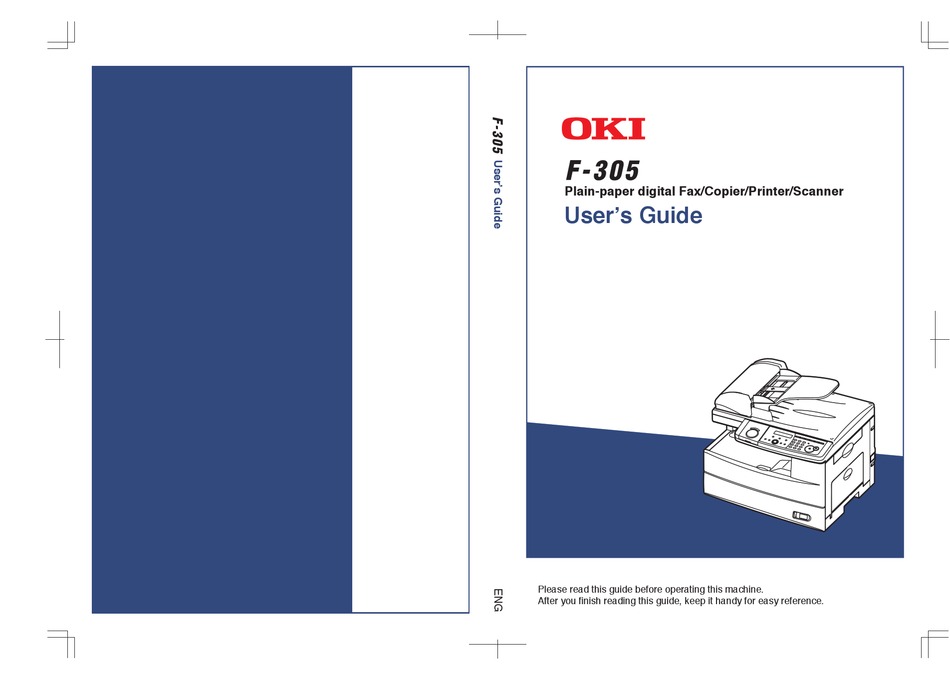 Oki F User Manual Pdf Download Manualslib