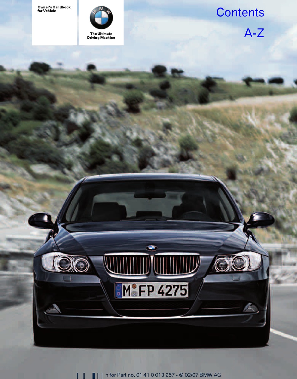 Bmw 318i Owner S Handbook Manual Pdf Download Manualslib