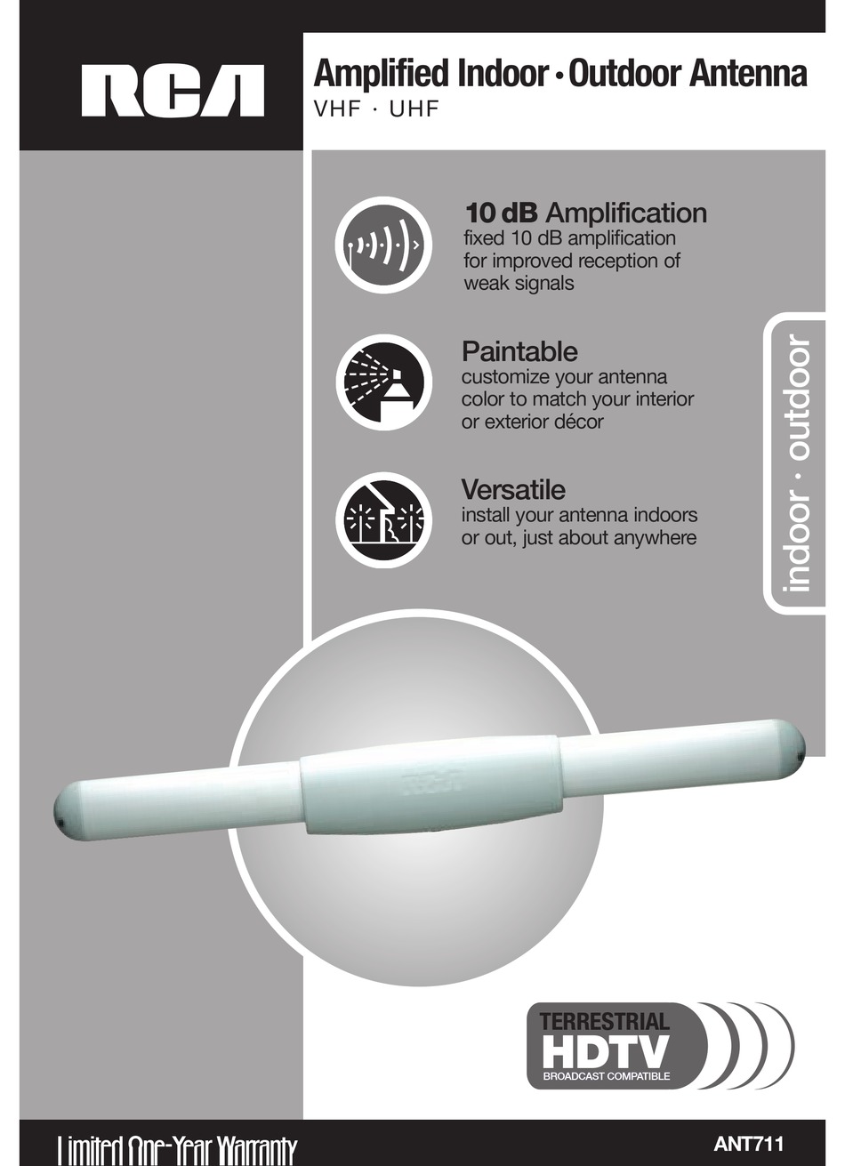 RCA ANT711 INSTRUCTION MANUAL Pdf Download | ManualsLib