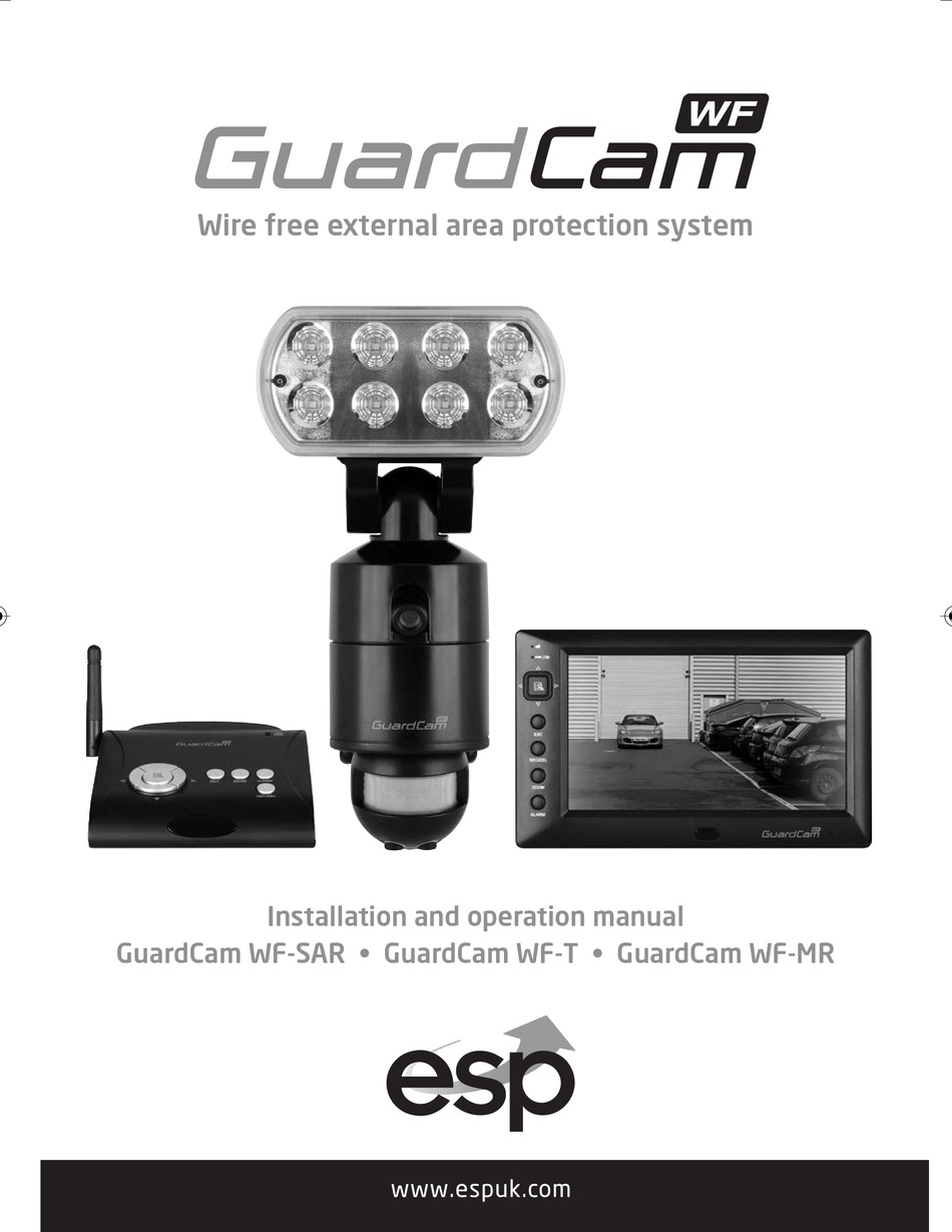 ESP Guard Cam WF-T Security Camera Monitor Safety PIR Transmitter Protection