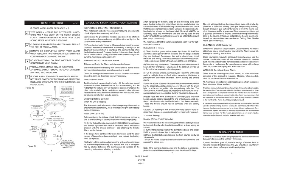 ei 131 smoke alarm manual