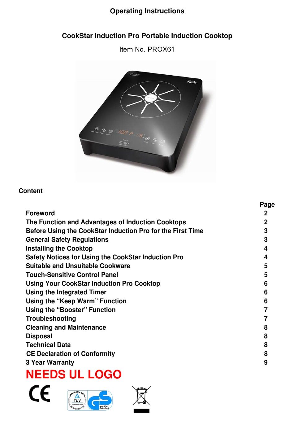 fissler cookstar induction pro portable cooktop