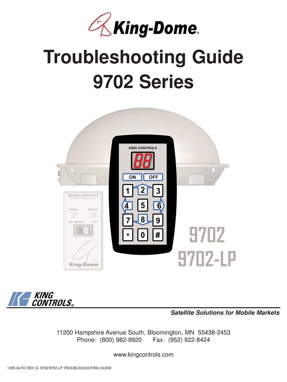 KINGDOME 9702 TROUBLESHOOTING MANUAL Pdf Download ManualsLib