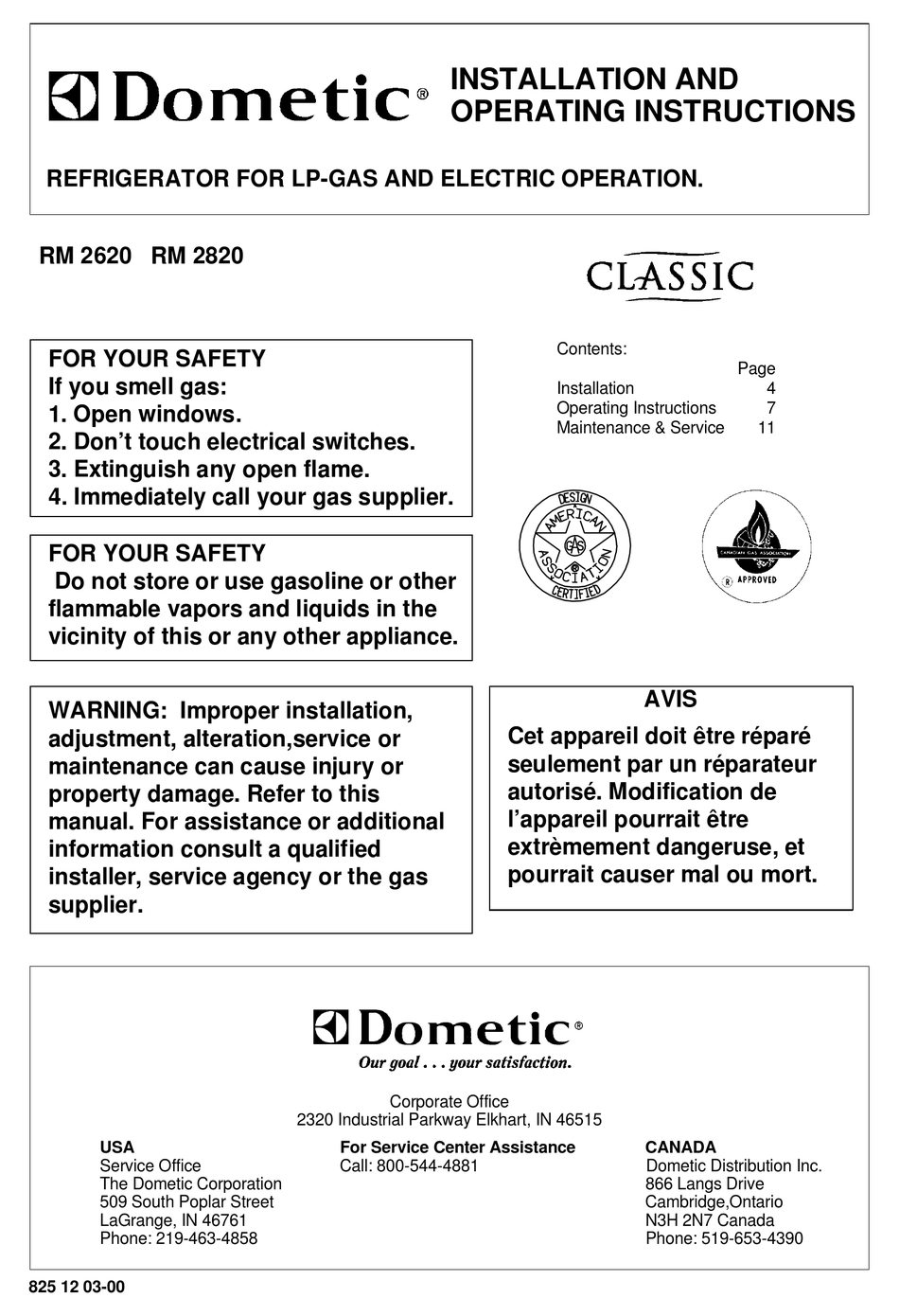 dometic 2620 for sale
