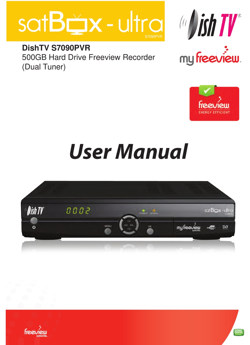 DISH TV FREEVIEW S7090PVR USER MANUAL Pdf Download ManualsLib