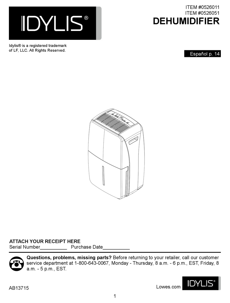 IDYLIS 526011 USER MANUAL Pdf Download | ManualsLib