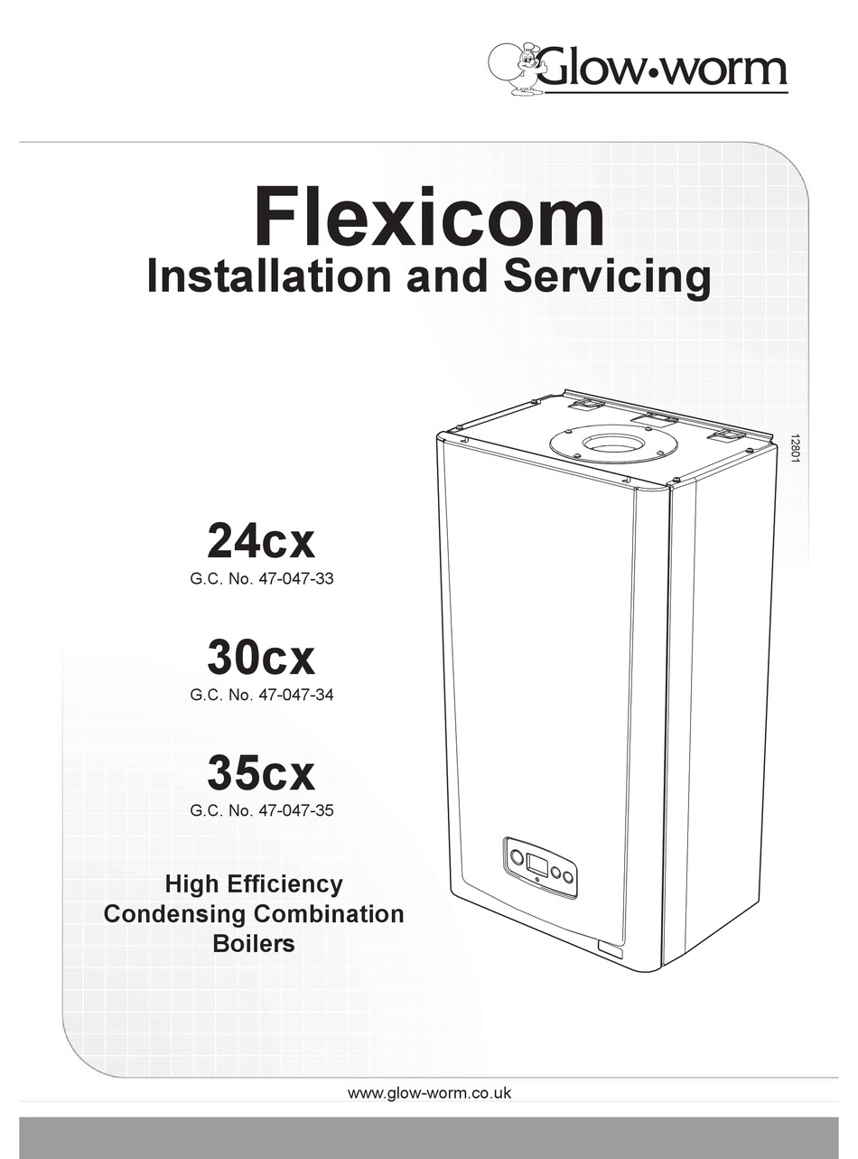 Glow Worm Flexicom 24cx Installation And Servicing Manual Pdf Download Manualslib