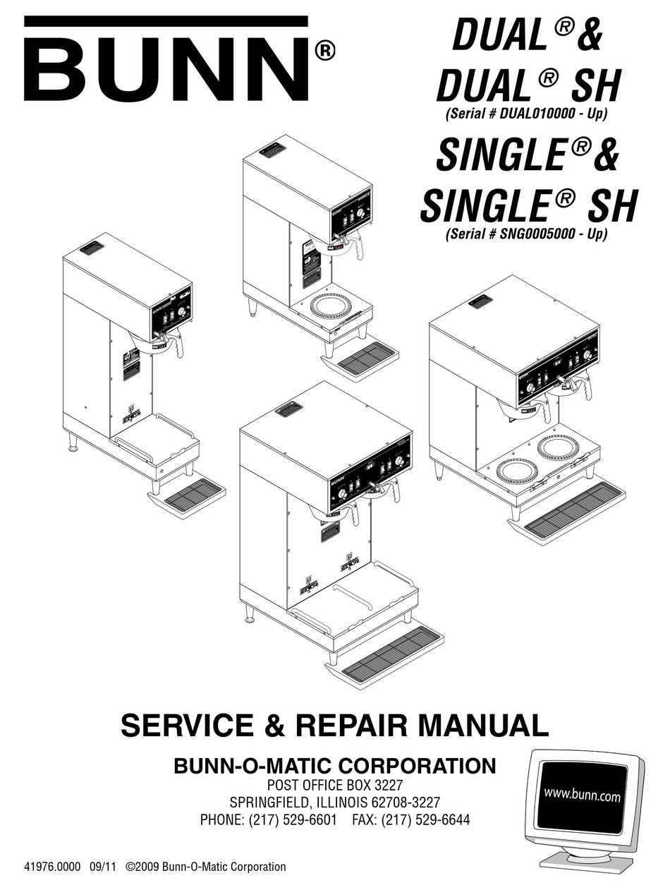 BUNN DUAL SERVICE MANUAL Pdf Download 