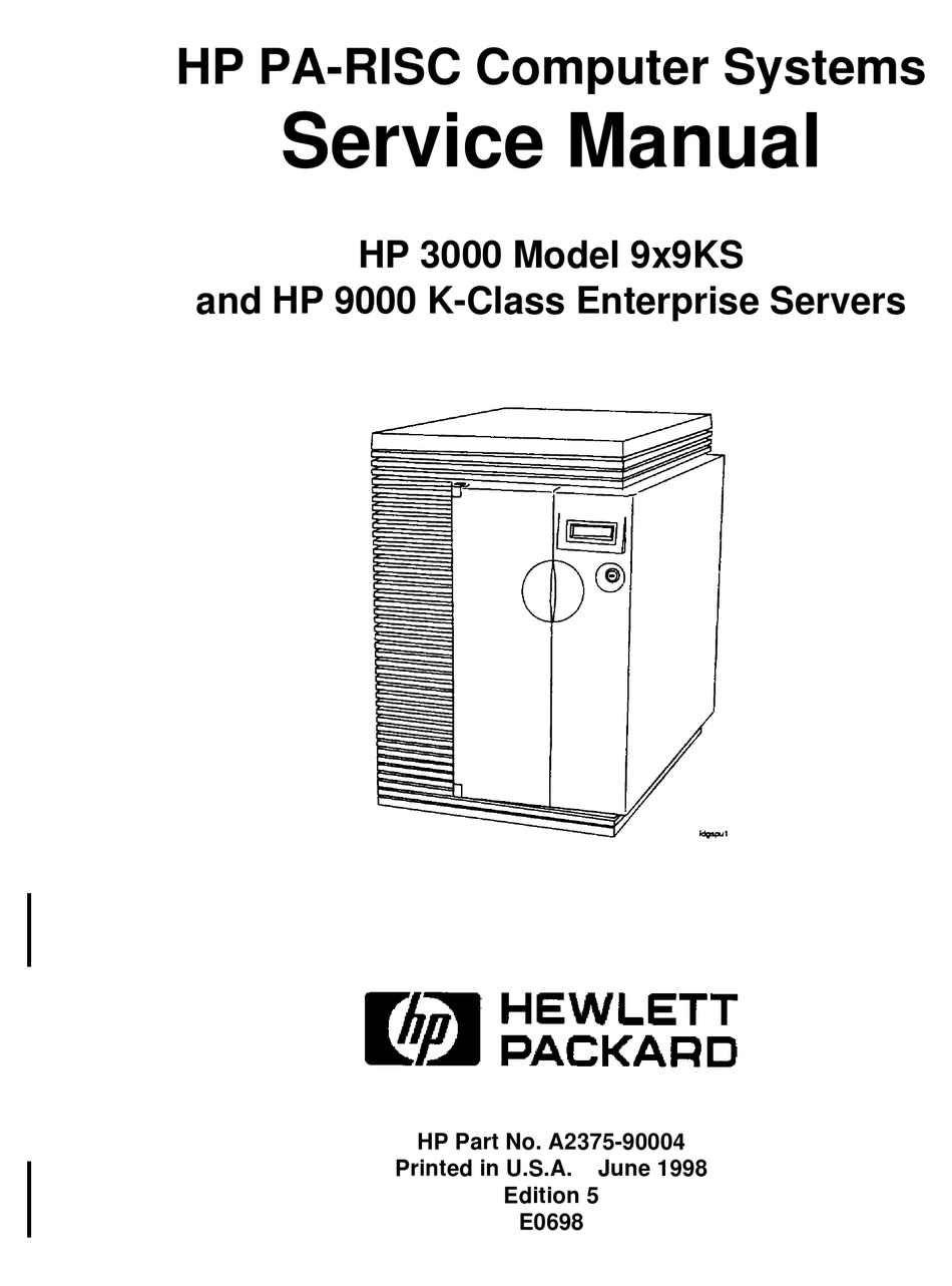 HEWLETT PACKARD 5055A DIGITAL RECORDER OPERATING & SERVICE MANUAL R3-S24 
