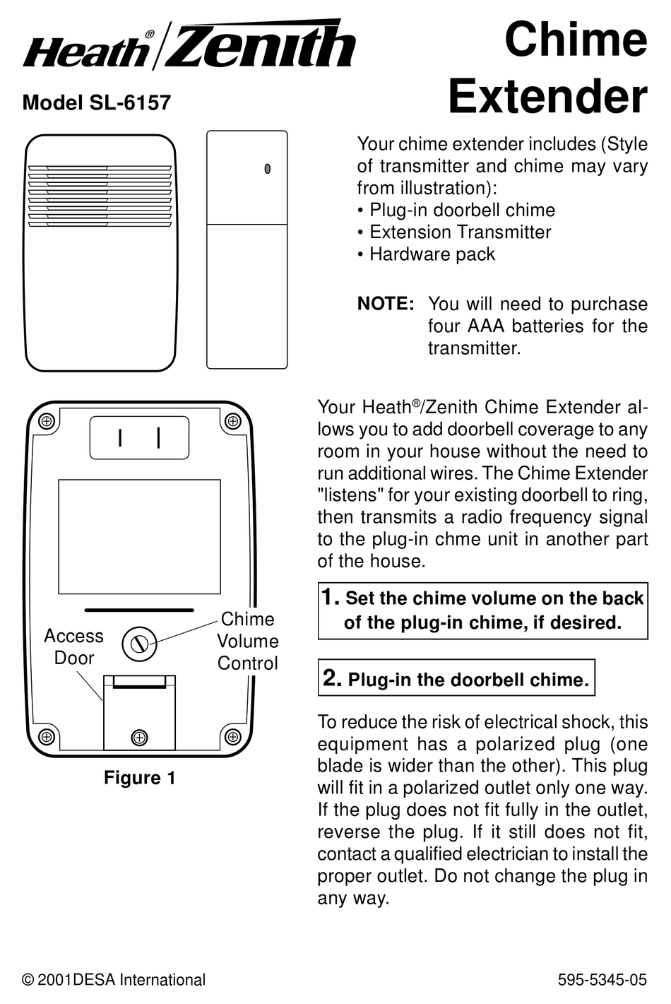 HEATH ZENITH SL-6157 USER MANUAL Pdf Download | ManualsLib