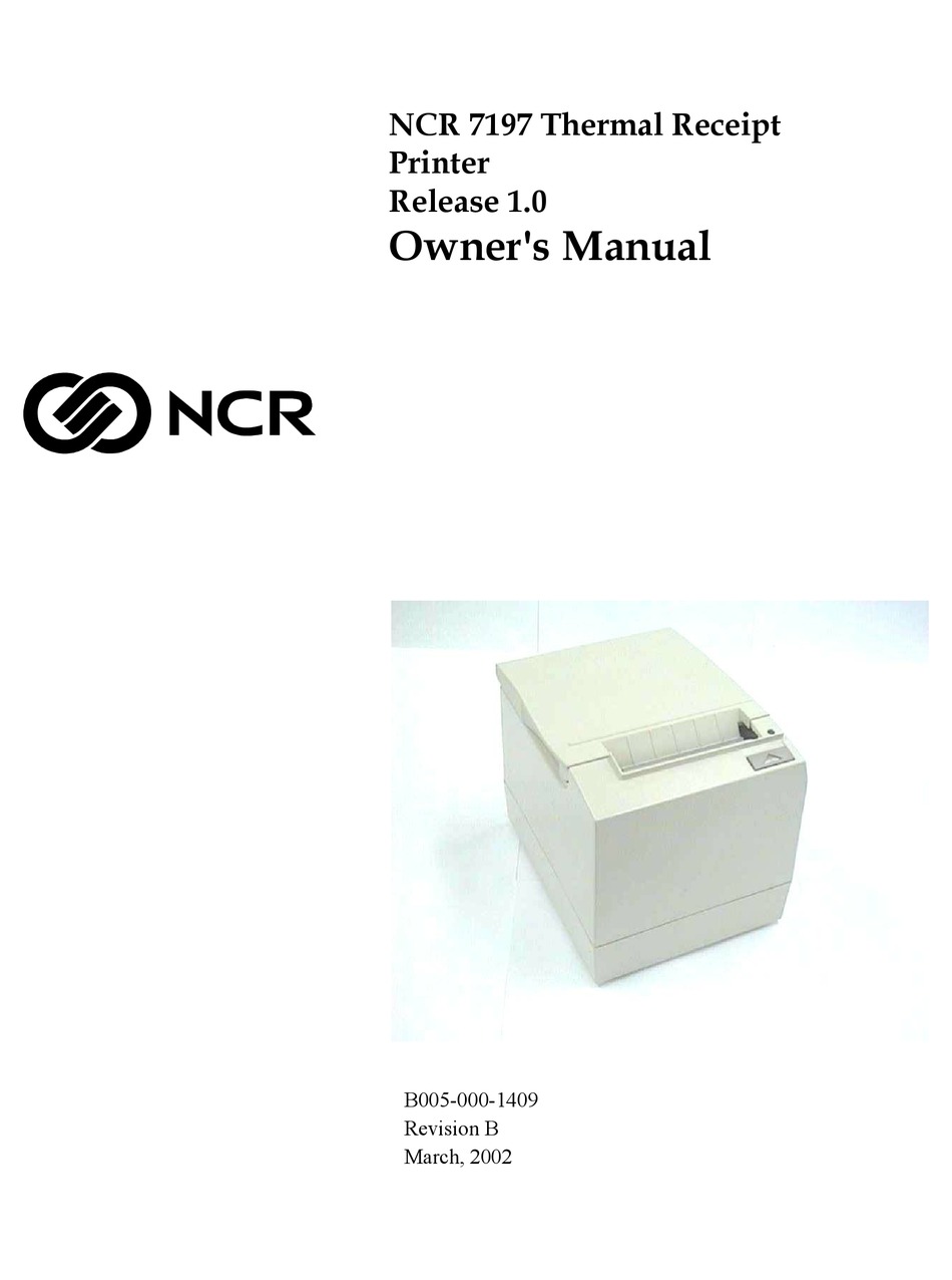 NCR 7197-2005 Thermal Receipt Printer 