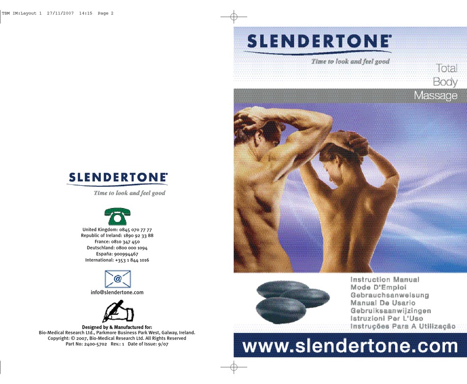 SLENDERTONE FLEX BT MANUAL Pdf Download