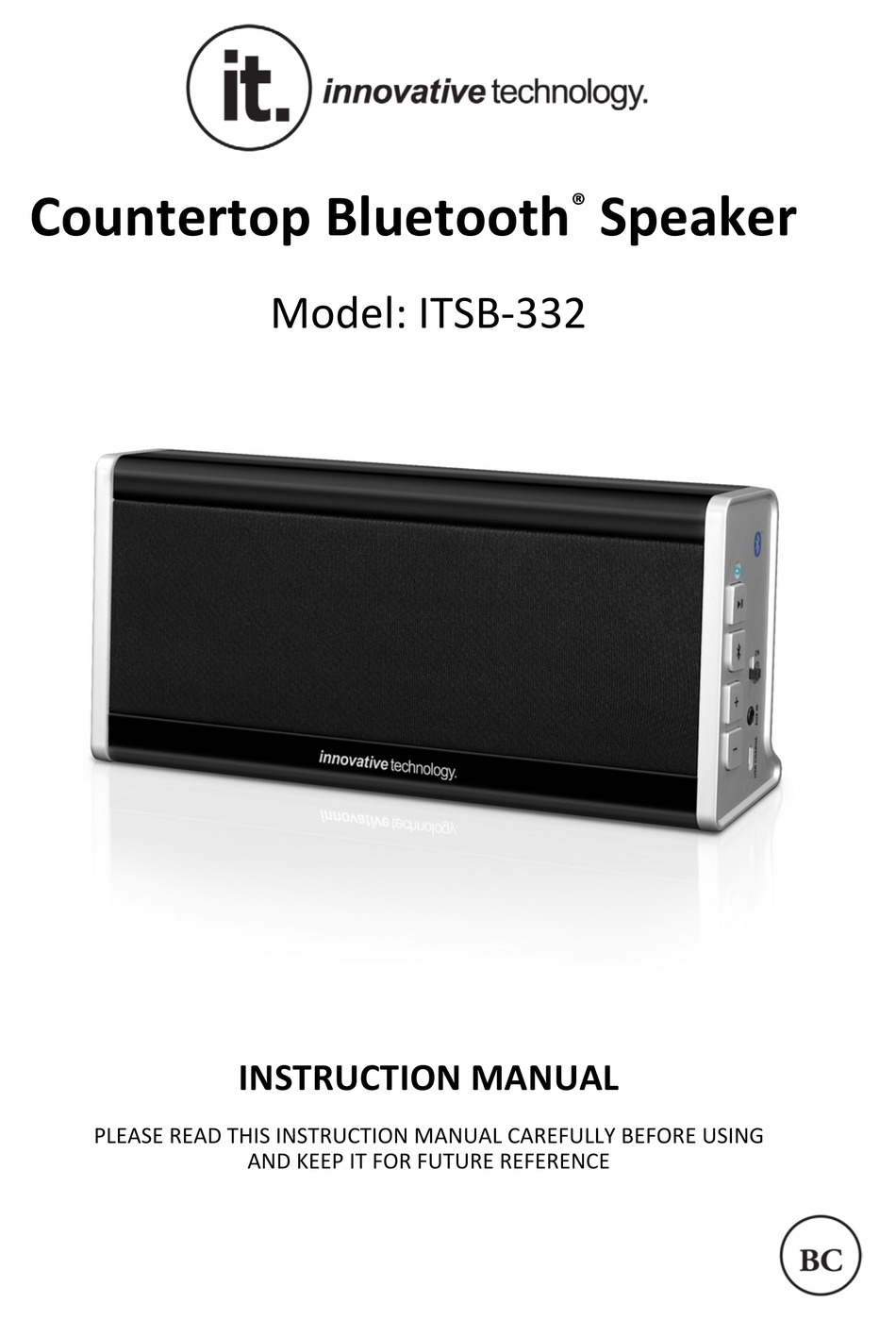 innovative technology bluetooth speaker instructions