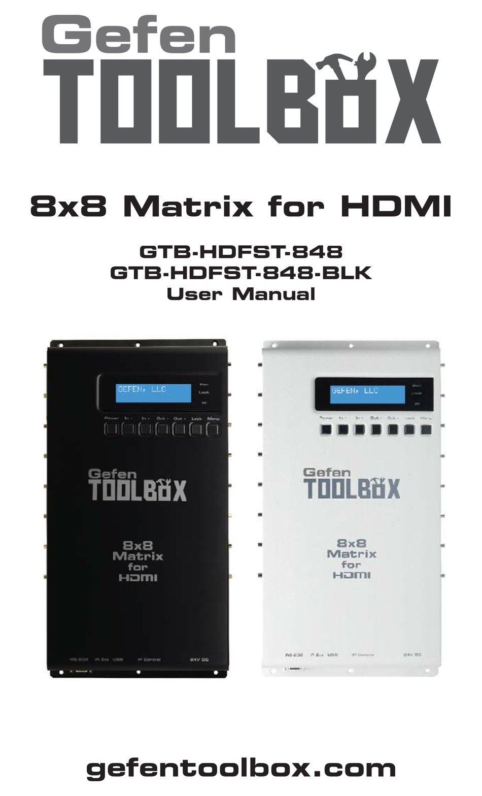 Gefen Tool Box Gtb Hdfst 848 User Manual Pdf Download Manualslib
