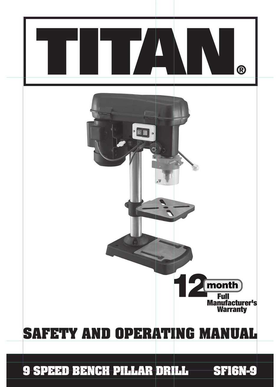 Titan 2024 drill press