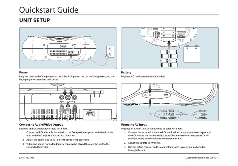 ILIVE IBD704B QUICK START MANUAL Pdf Download | ManualsLib