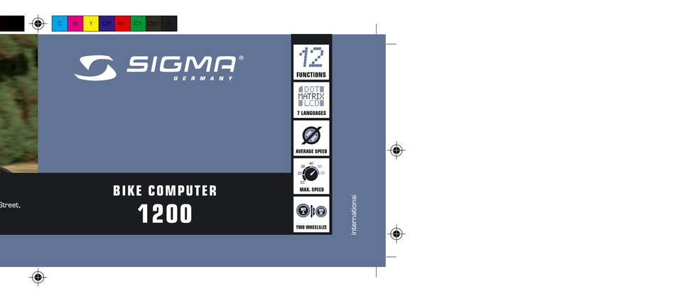 Edelsteen Tegenwerken gat SIGMA 1200 USER MANUAL Pdf Download | ManualsLib