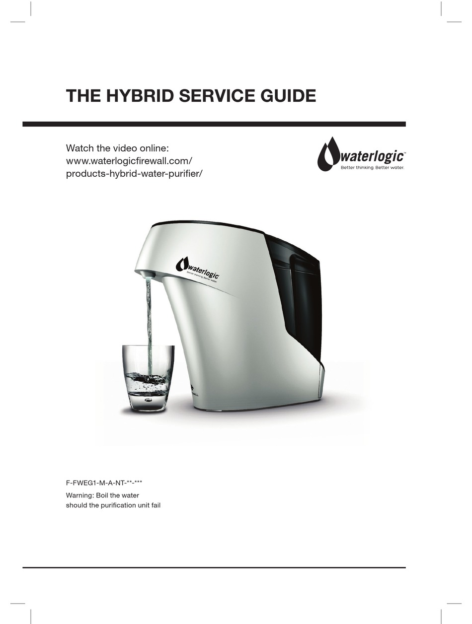 WATERLOGIC WATER FILTRATION SYSTEMS SERVICE MANUAL Pdf Download