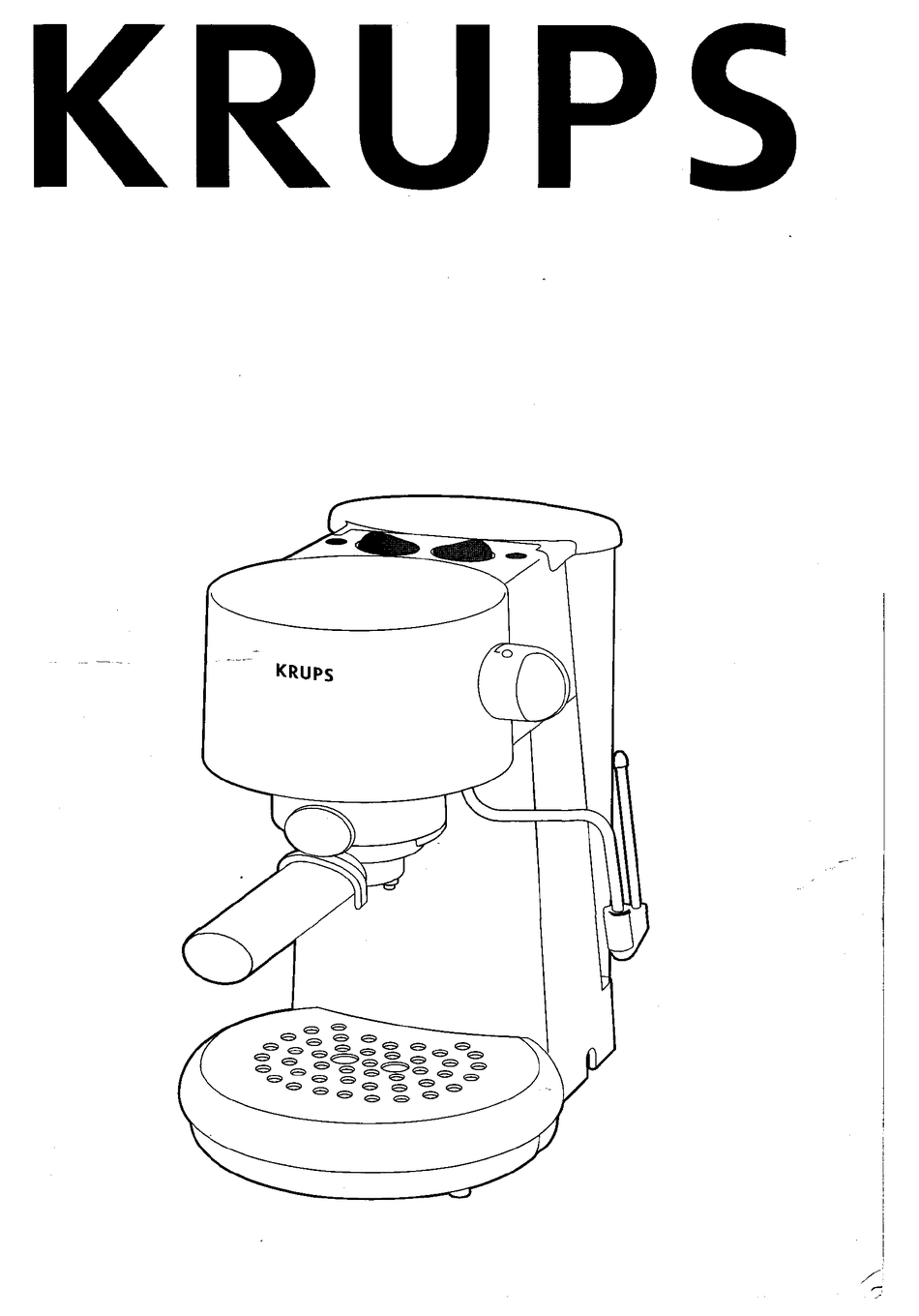 KRUPS COFFEE MAKER USER MANUAL Pdf Download | ManualsLib