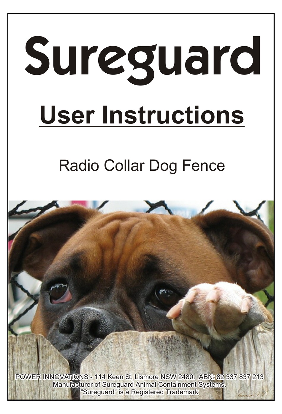 Sureguard dog clearance fence