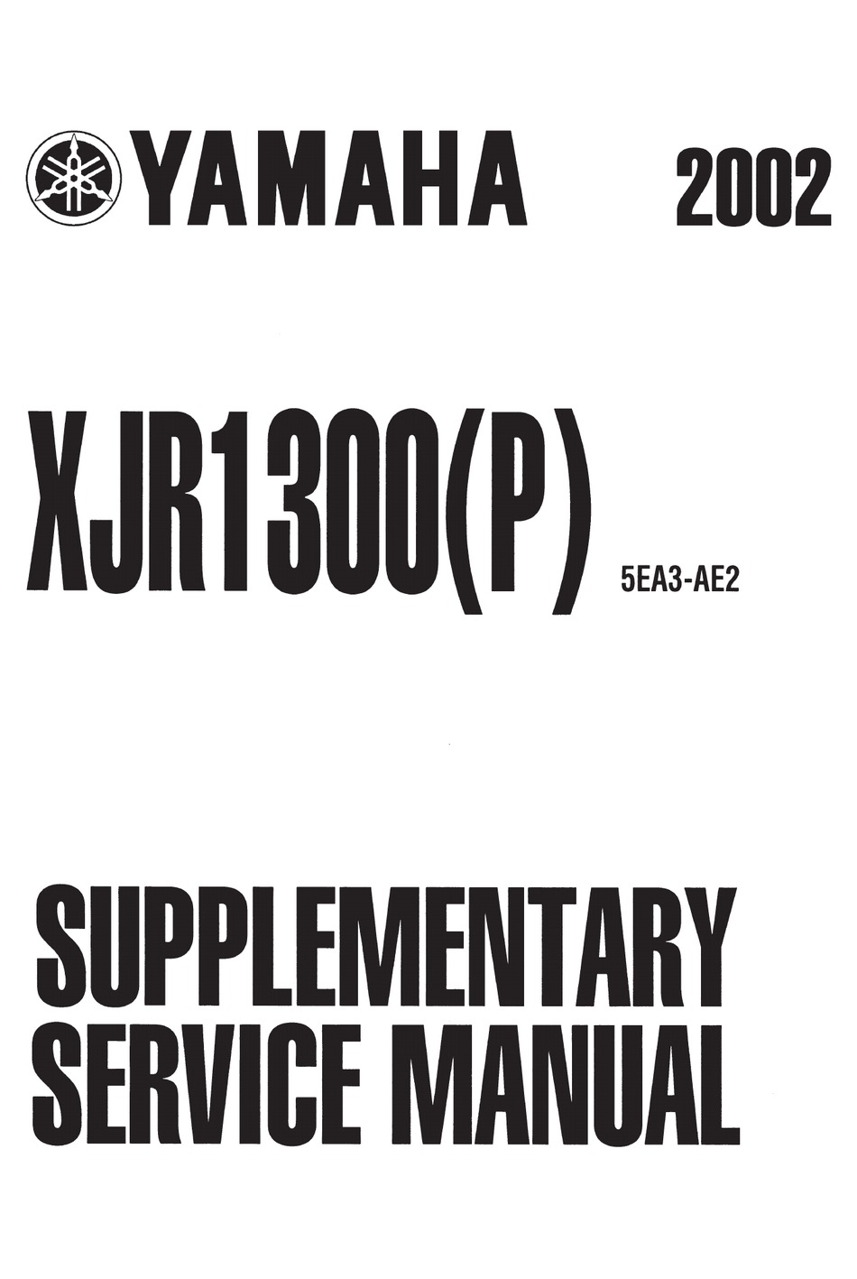 Yamaha XJR 1200 1300 Haynes Manual Repair Manual Workshop Manual  1995-2006