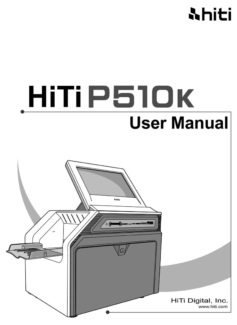 HITI DIGITAL P510K USER MANUAL Pdf Download ManualsLib