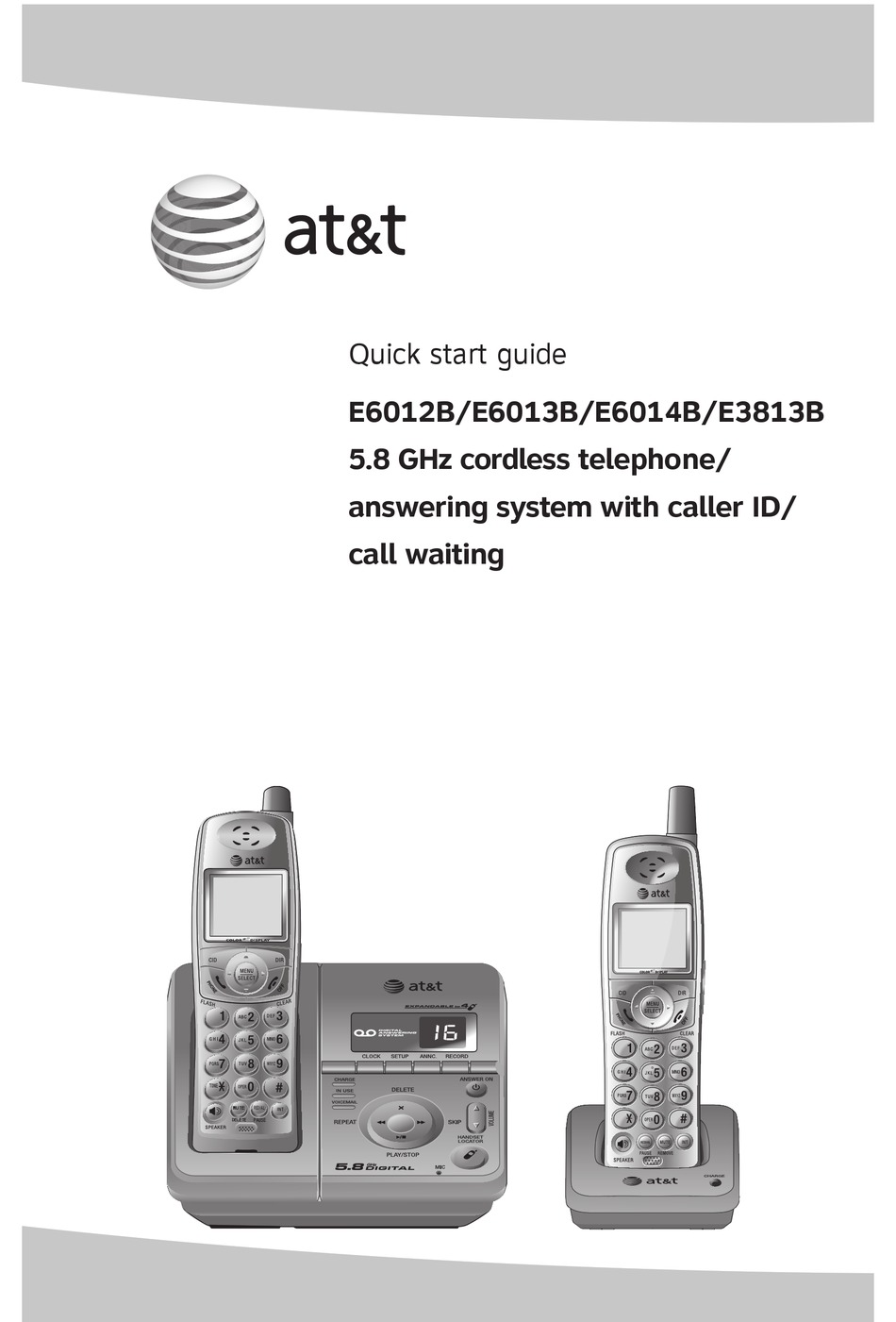 At&t E6012b Quick Start Manual Pdf Download 