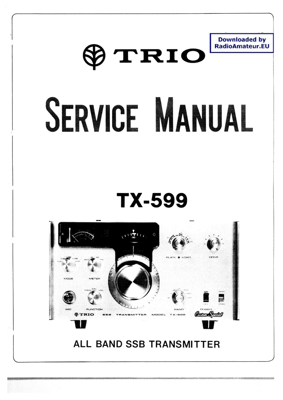 アマチュア無線 トリオ株式会社 ALL BAND COMMUNICATIONS