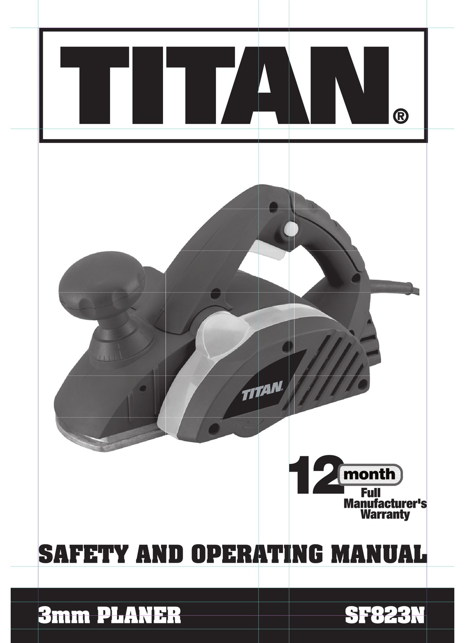 Titan electric store planer