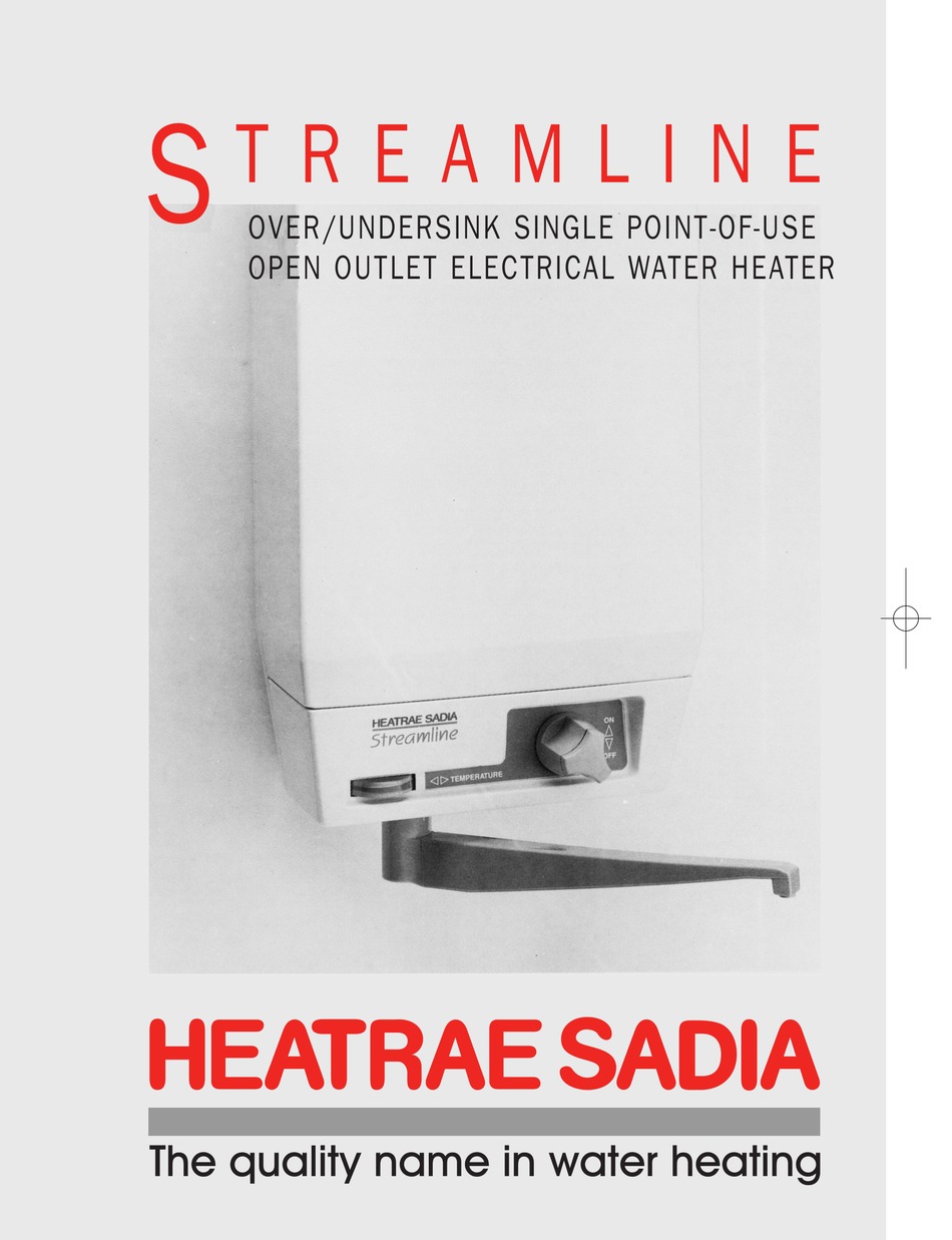 HEATRAE SADIA STREAMLINE INSTALLATION MANUAL Pdf Download | ManualsLib