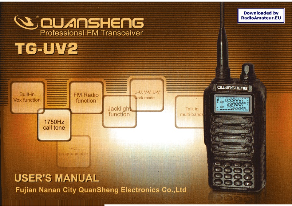 Программа для прошивки quansheng tg uv2