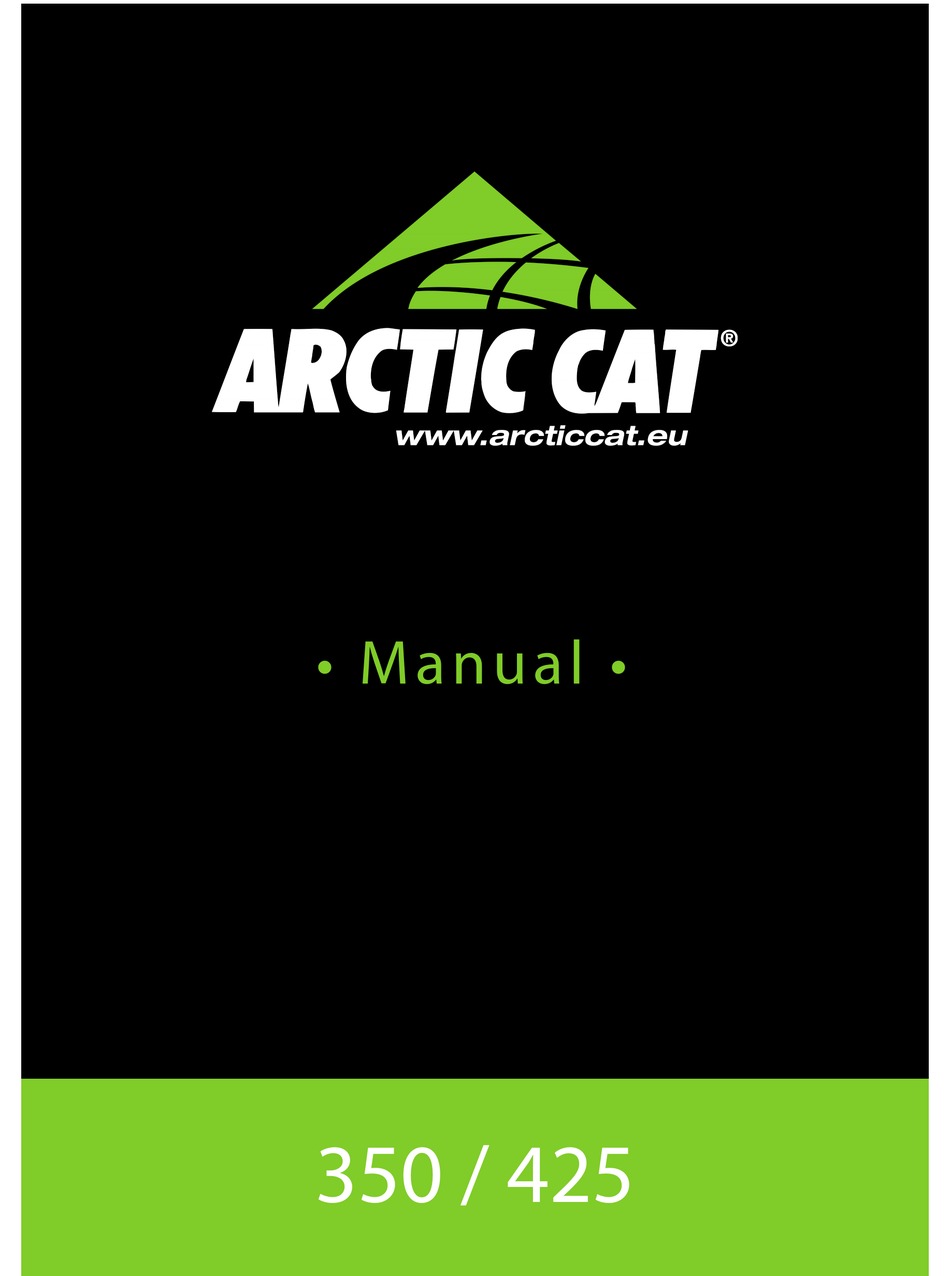 ARCTIC CAT 350 MANUAL Pdf Download | ManualsLib