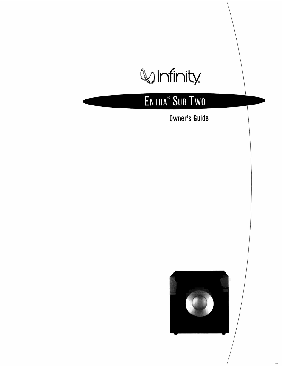 Infinity entra best sale sub two