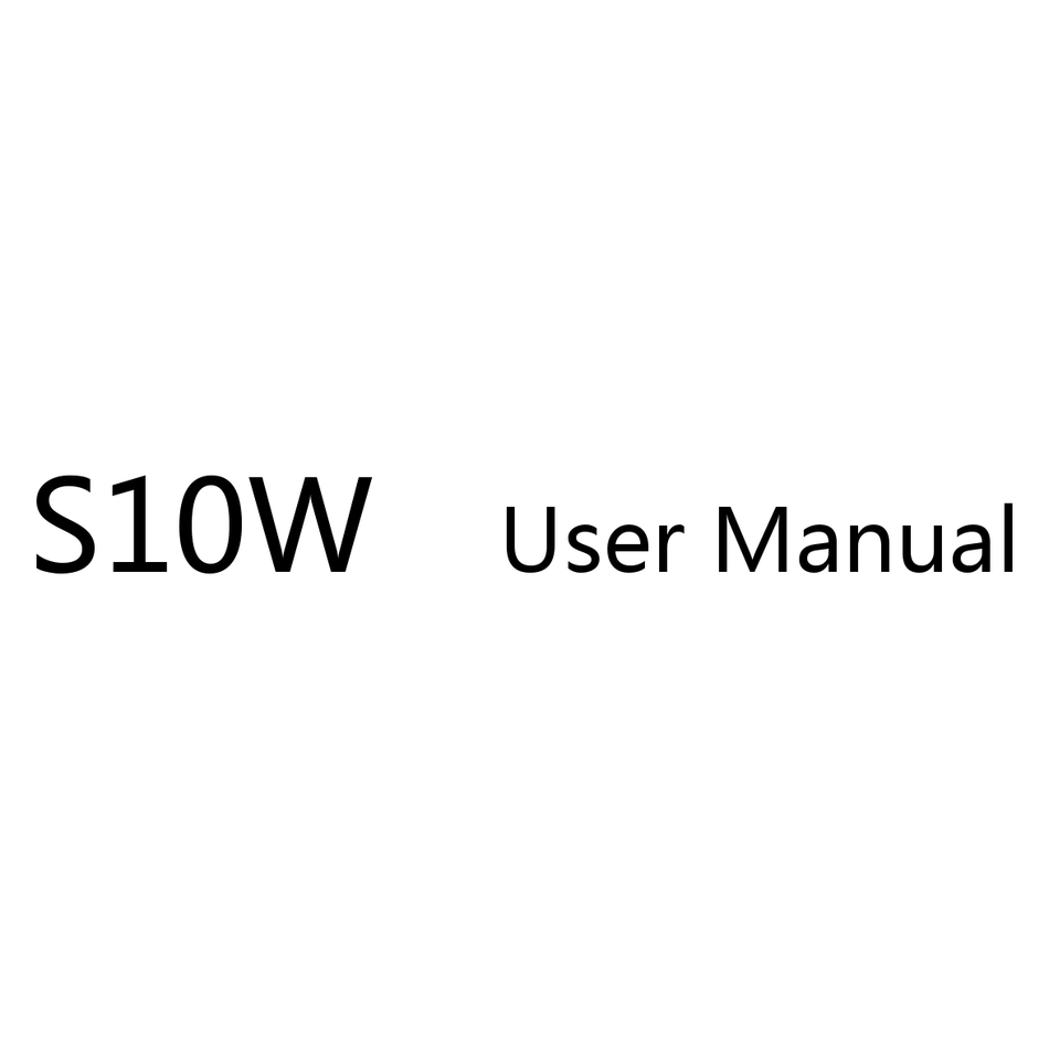 ISHARE S10W USER MANUAL Pdf Download ManualsLib