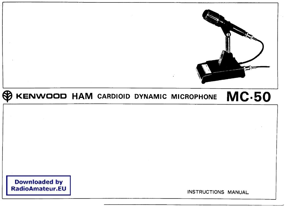 Kenwood Mc 50 Instruction Manual Pdf, Kenwood Mc 50 Microphone Wiring Diagram