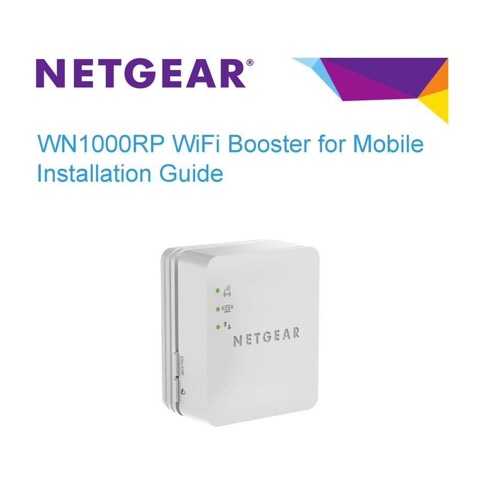 NETGEAR WN1000RP INSTALLATION MANUAL Pdf Download | ManualsLib