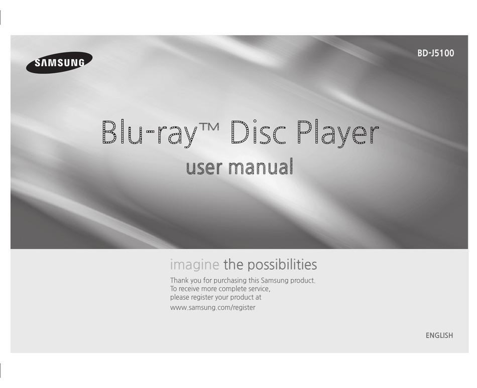 SAMSUNG BD-J5100 USER MANUAL Pdf Download | ManualsLib