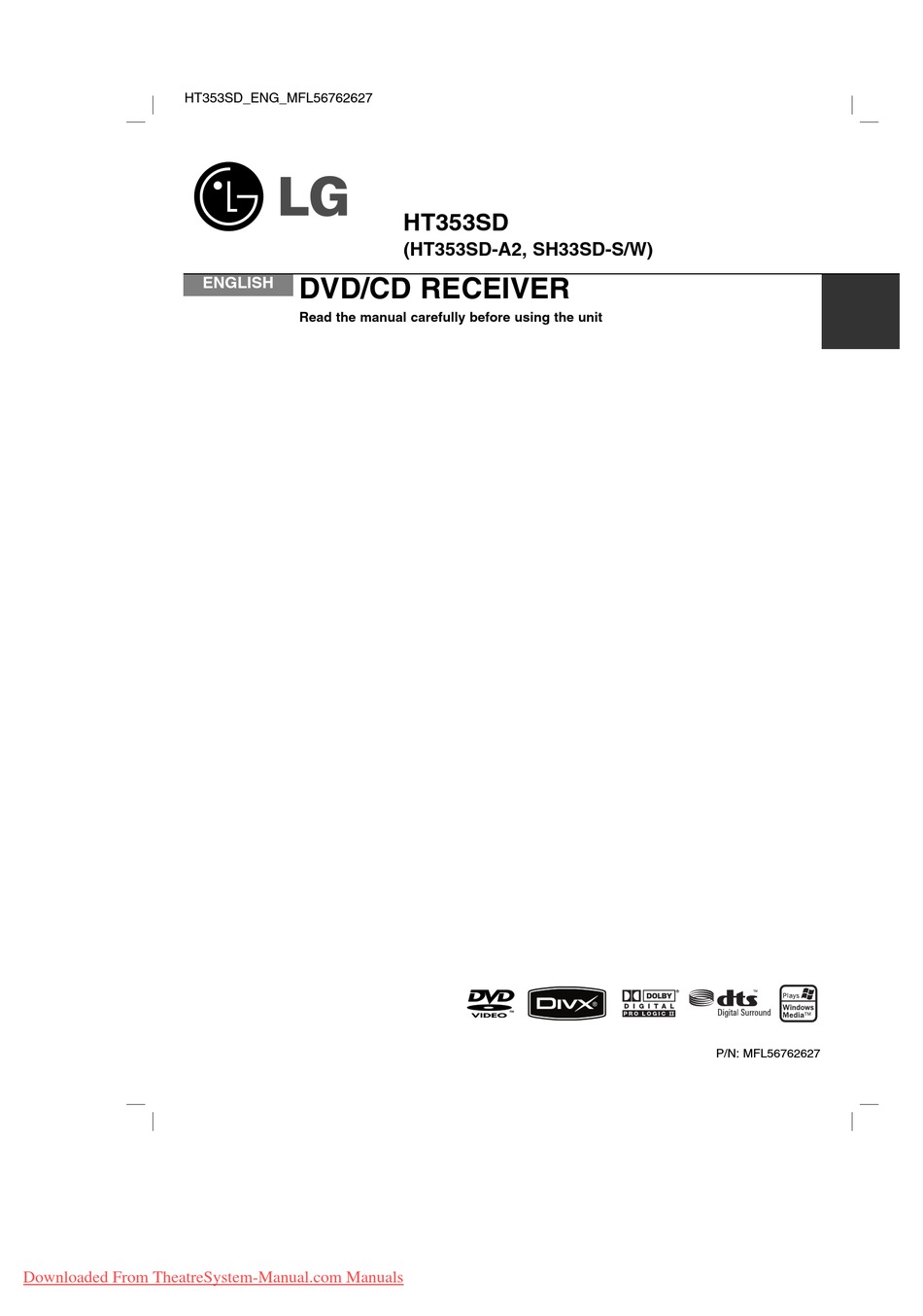 Lg Ht353sd Quick Setup Manual Pdf Download Manualslib