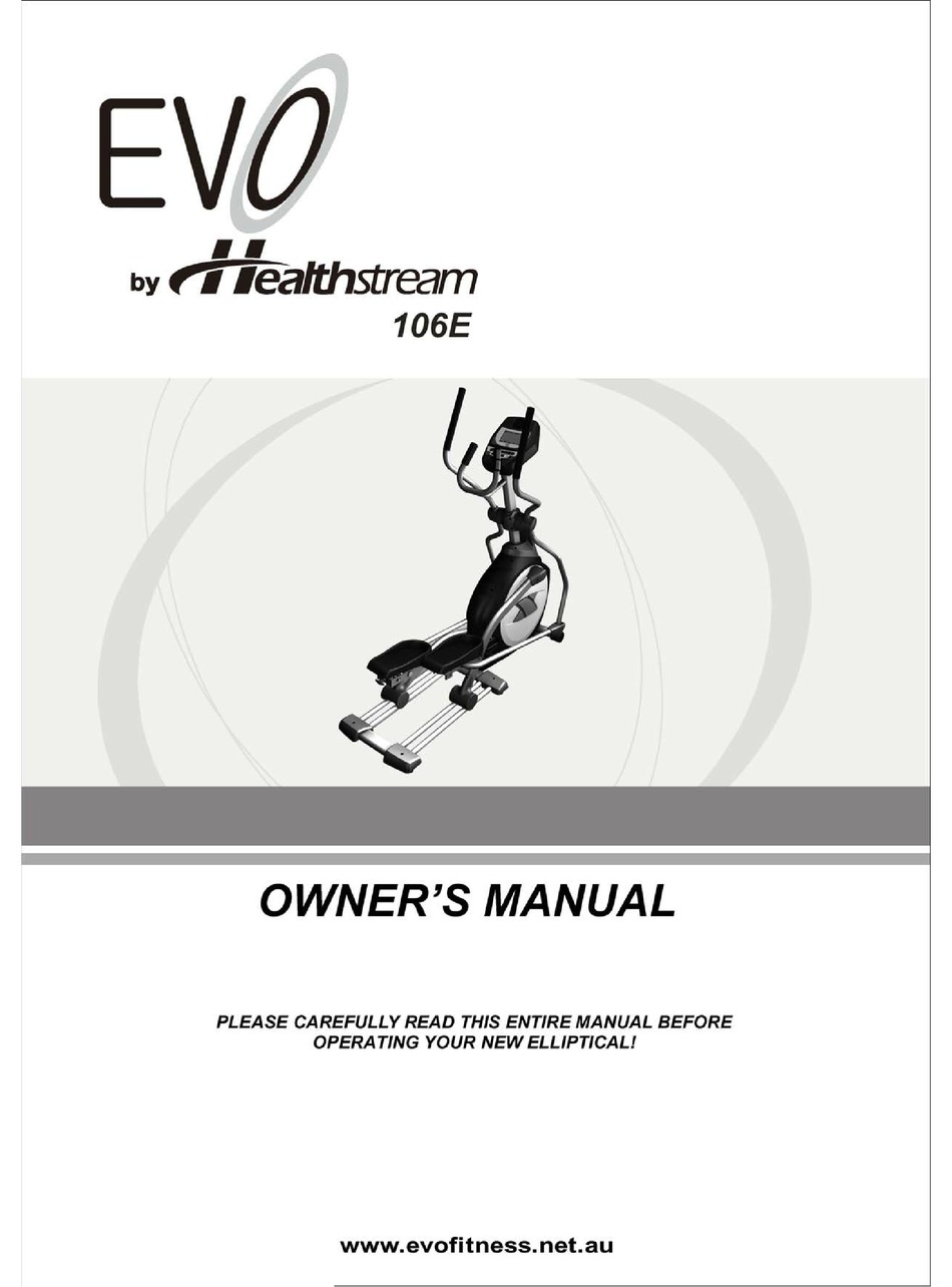 EVO 106E OWNER S MANUAL Pdf Download ManualsLib