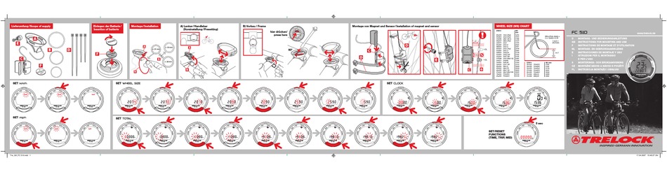 TRELOCK FC 510 INSTRUCTIONS FOR MOUNTING AND USE Pdf Download ManualsLib