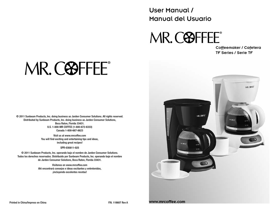 User manual Mr. Coffee Iced + Hot (English - 15 pages)