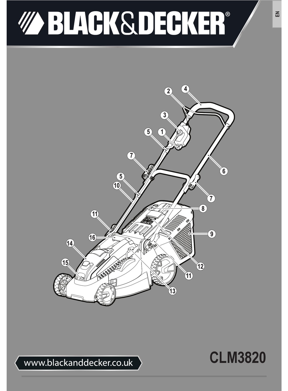 Black & Decker Genuine Spare Parts CLM3820 Cordless Lawn Mower - Type 1