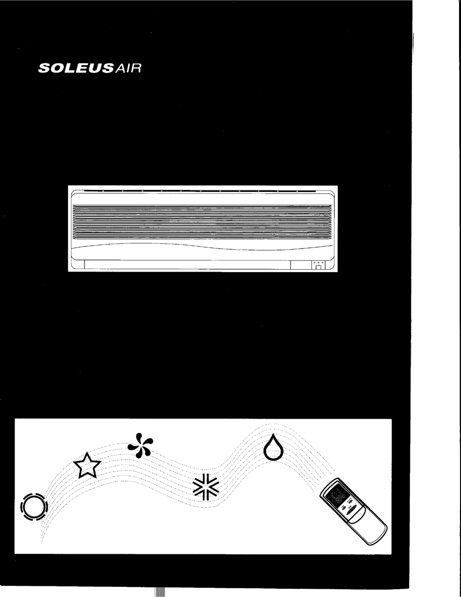 SOLEUS AIR AIR CONDIONER MANUAL Pdf Download ManualsLib