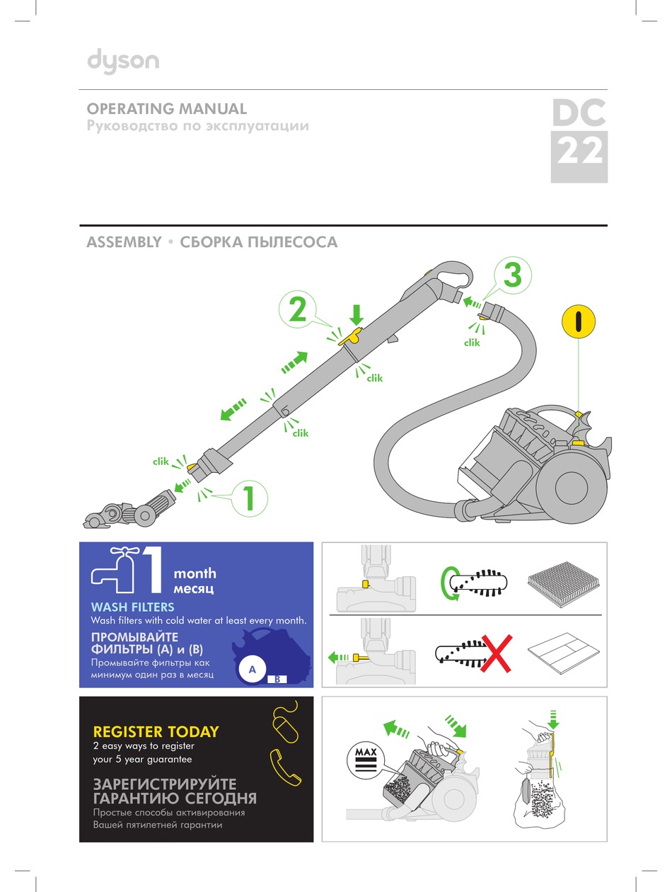 Operation manual pdf. Пылесос Dyson dc32 service manual. DC manual.