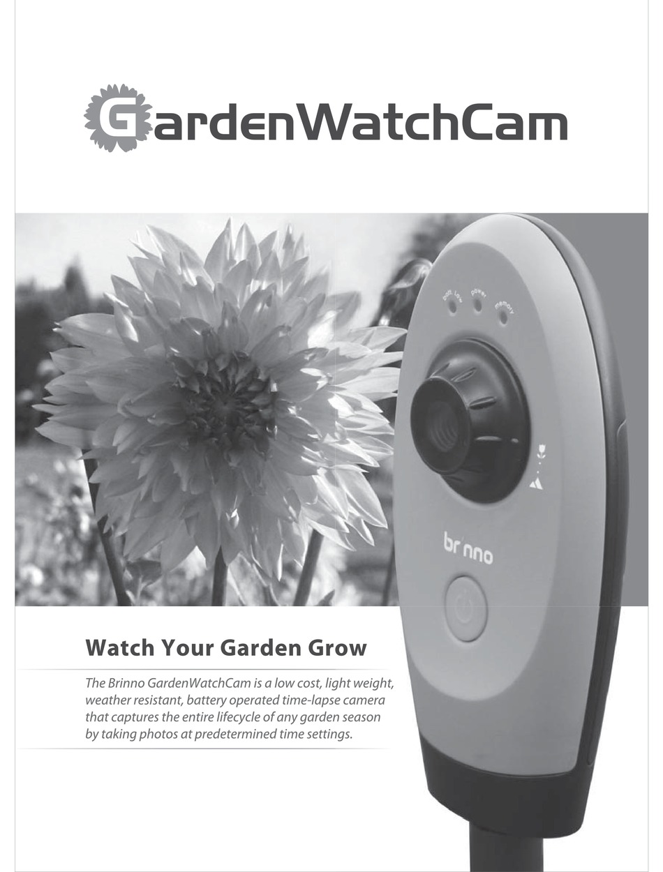 BRINNO GARDENWATCHCAM USER MANUAL Pdf Download ManualsLib