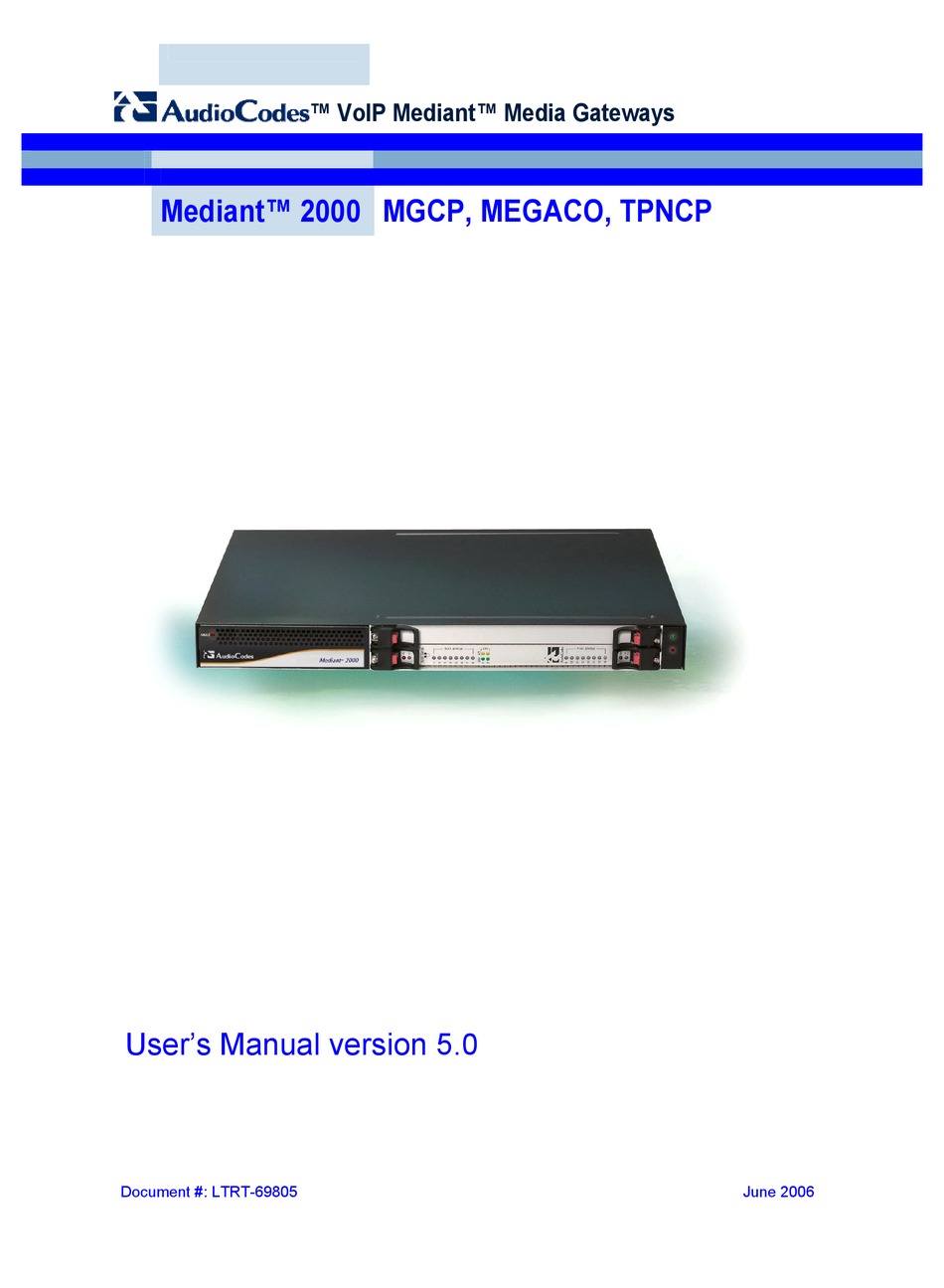 audiocodes-mediant-2000-user-manual-pdf-download-manualslib